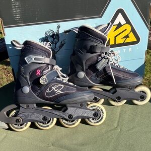 K2 Women's Inline Skates in Navy with Gray Accents Size 7